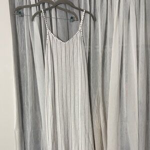 Roxy Black and White Striped Dress